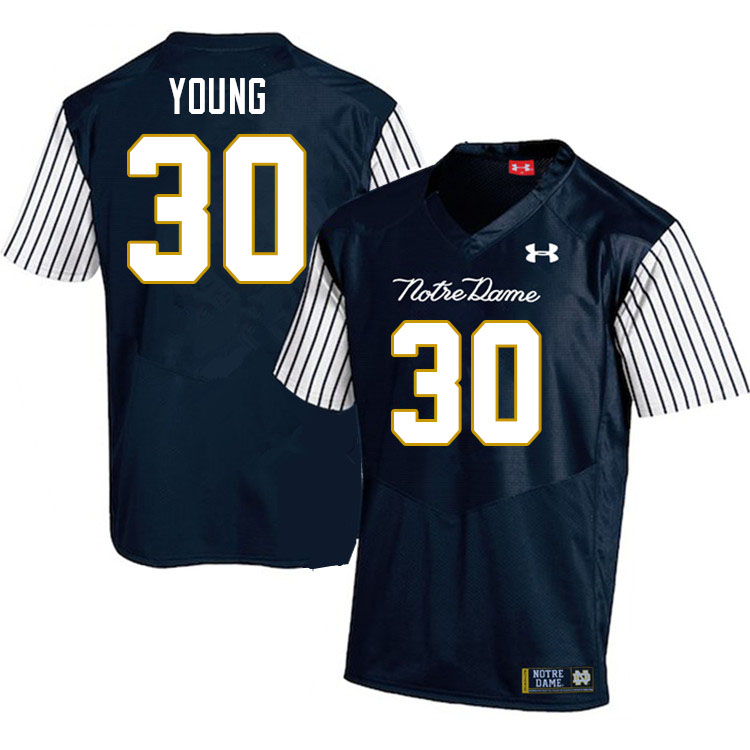 Men #30 Bryce Young Notre Dame Fighting Irish College Football Jerseys Stitched-Alternate